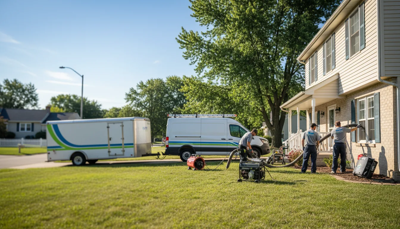 Flooded Basement Restoration And Cleanup With Repair in Bayard, NE near me
